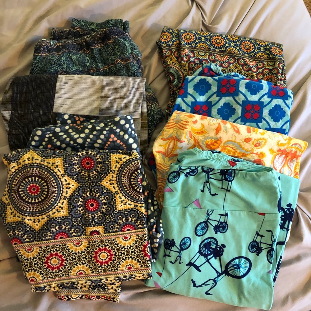 Lularoe bundle 8 pair of TC leggings.
